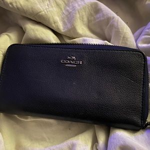Navy coach wallet